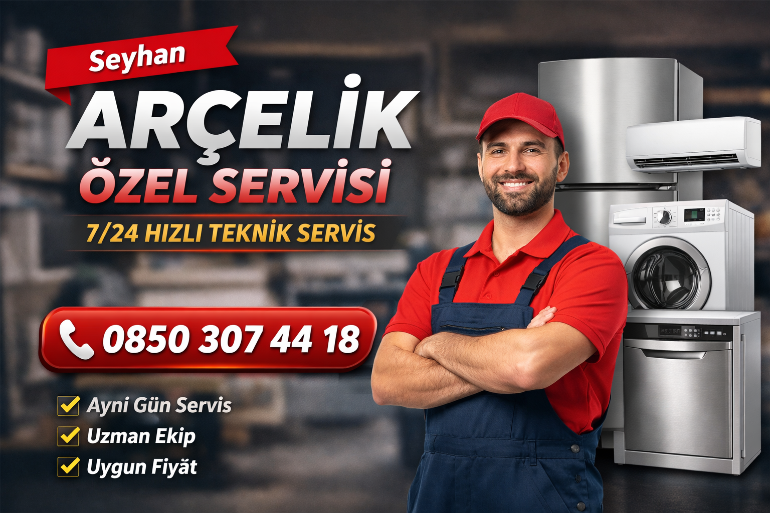 Adana Arçelik Servisi